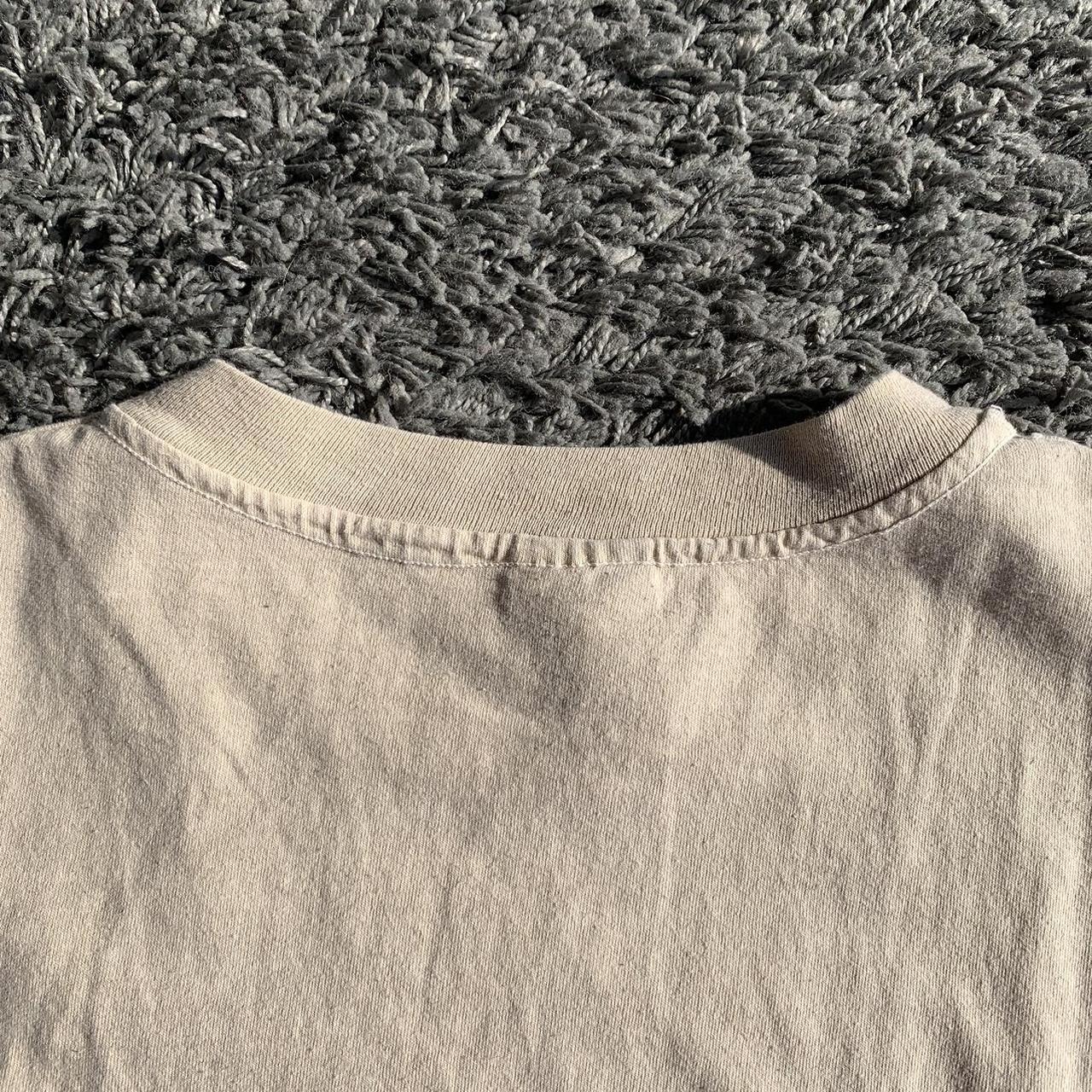 American Vintage Men's Cream T-shirt | Depop