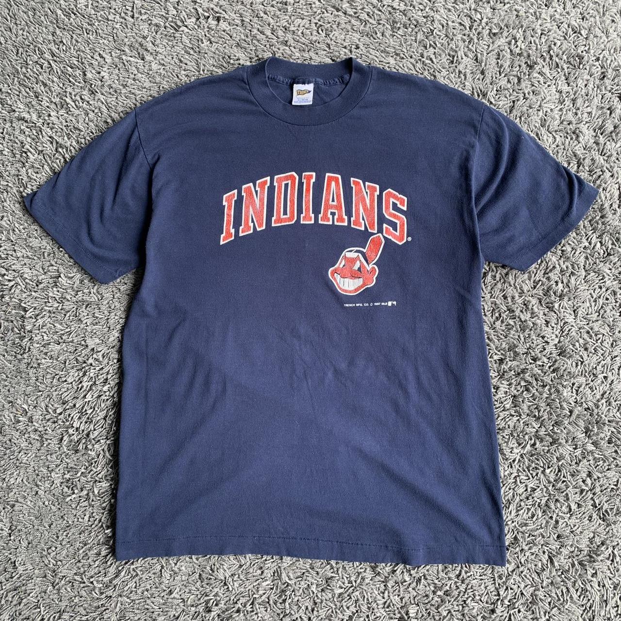 Vintage MLB Cleveland Indians Graphic T-Shirt - XL