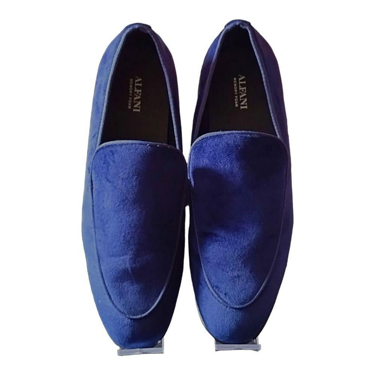 Alfani Men's Asher Velvet Driver Slip-On Loafer Navy... - Depop