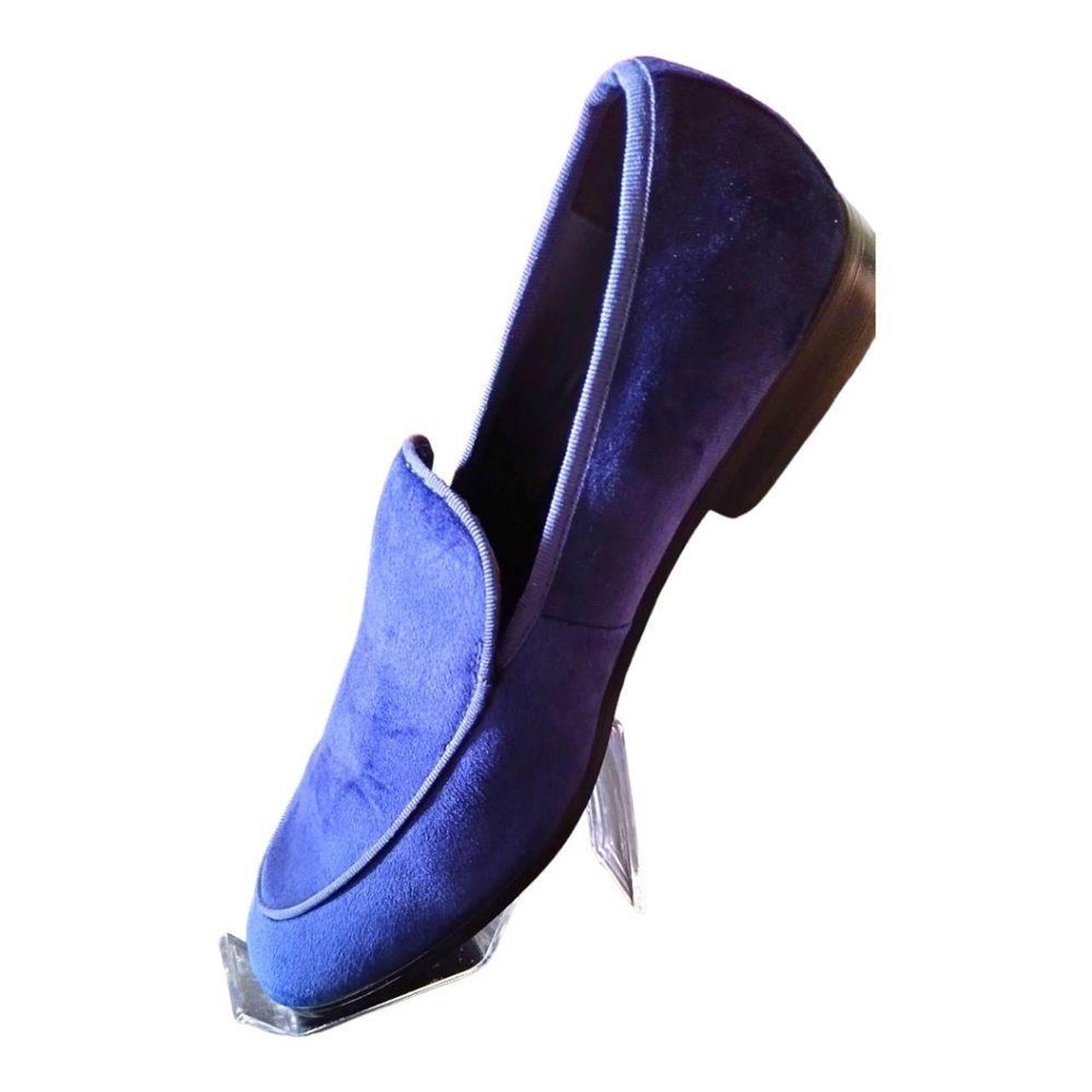 Alfani Men's Asher Velvet Driver Slip-On Loafer Navy... - Depop