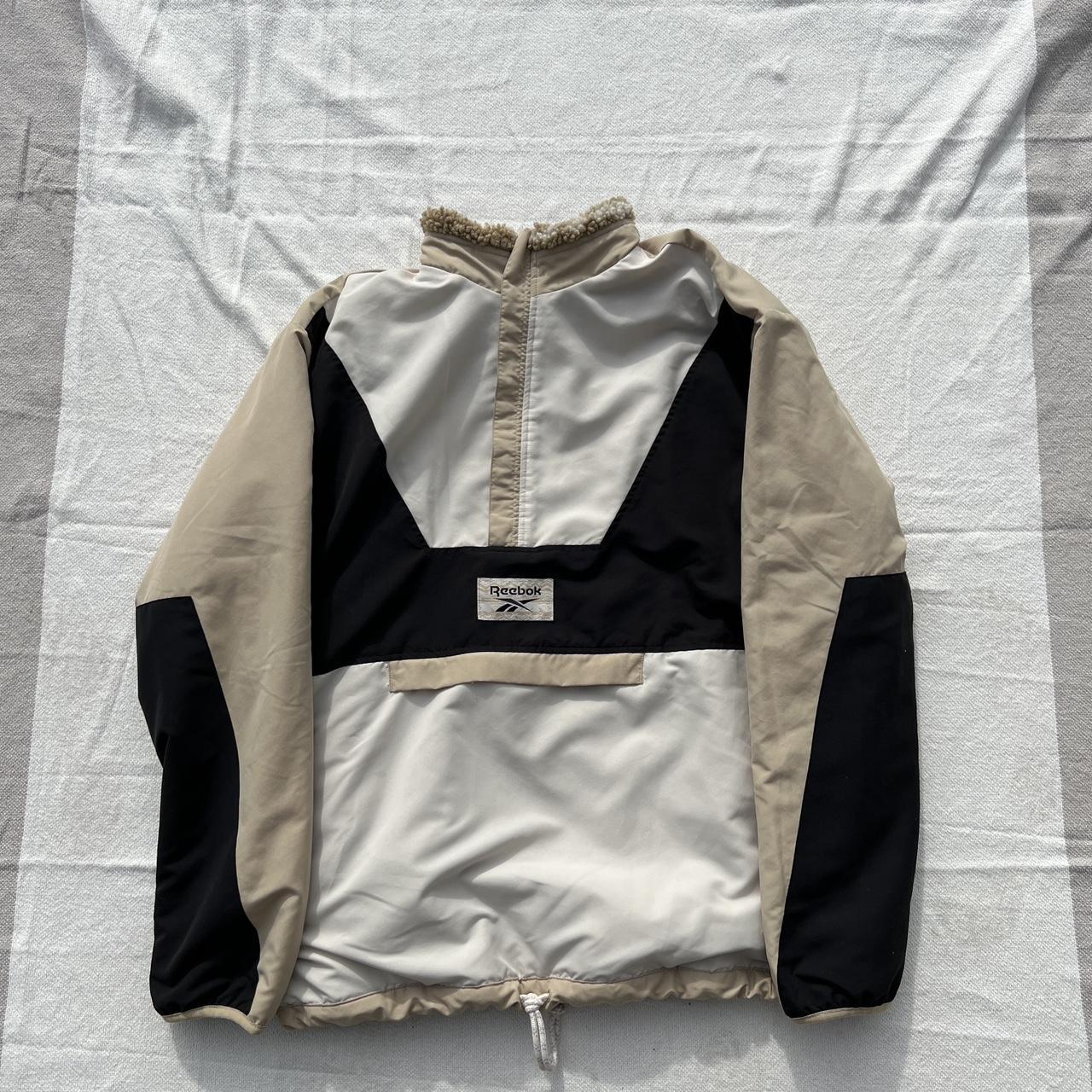 Reebok Men's Cream and Tan Jumper Depop