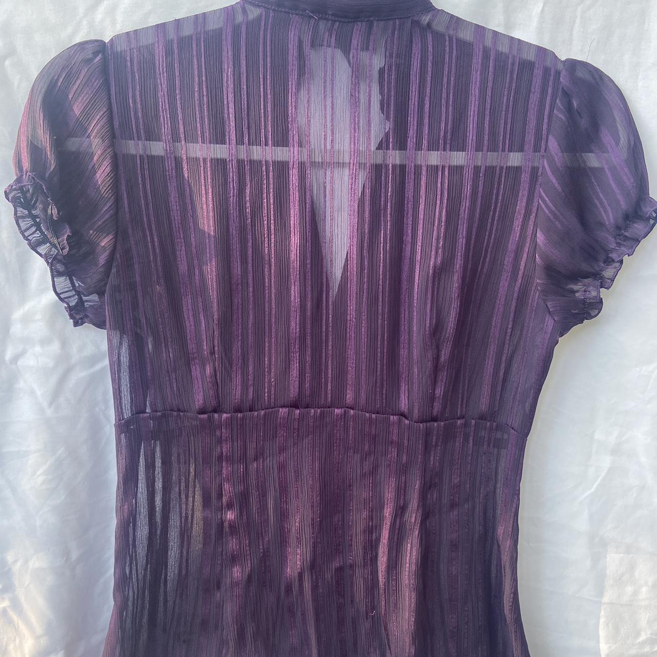 IZ Byer Women's Purple Blouse (3)