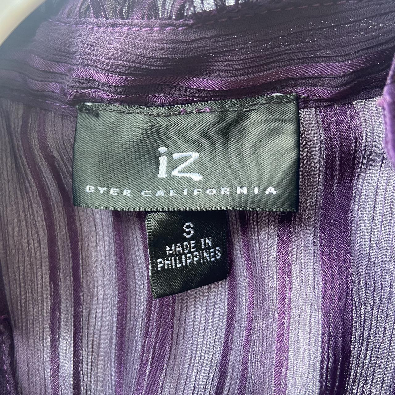 IZ Byer Women's Purple Blouse (4)
