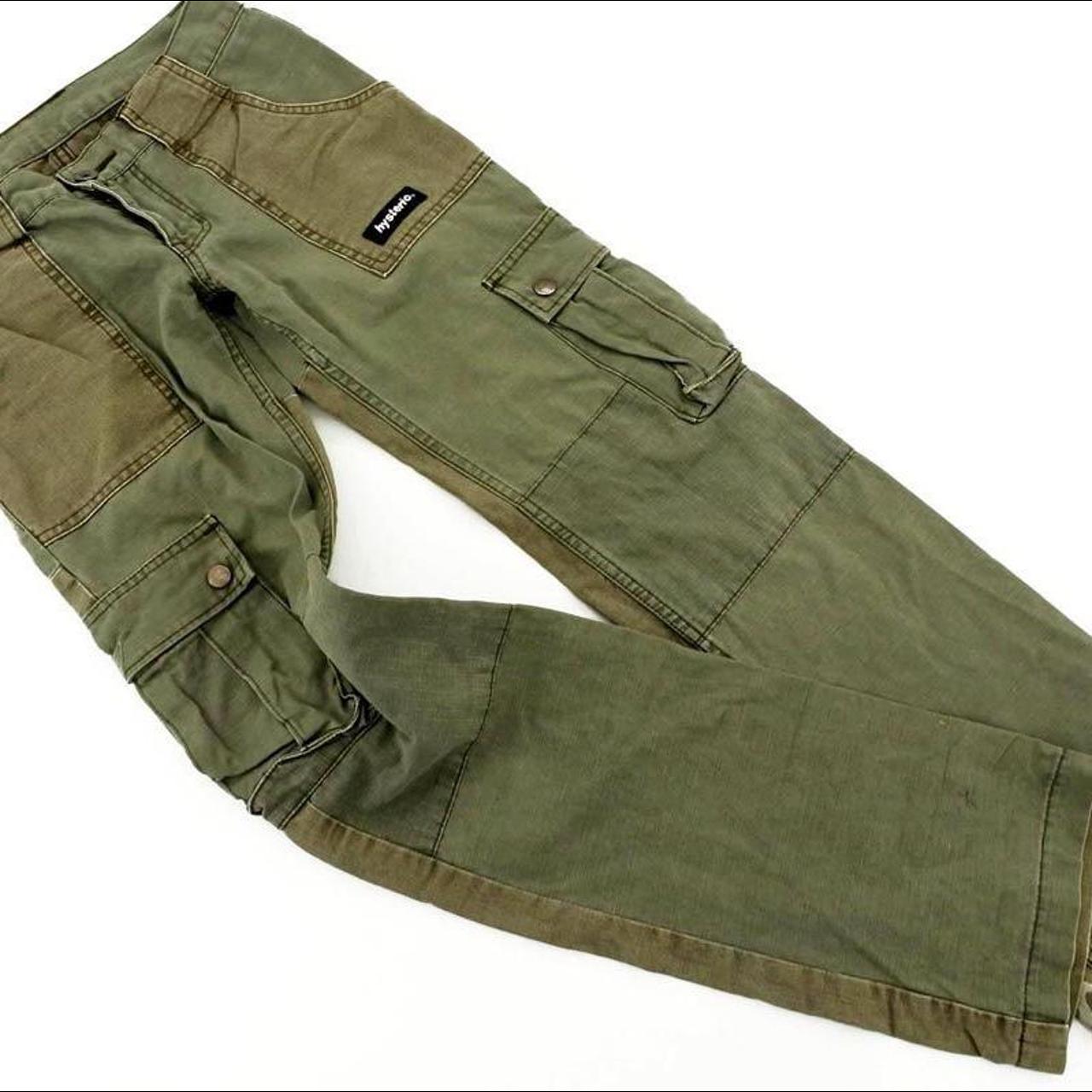 Hysteric Glamour Men's Khaki and Green Jeans