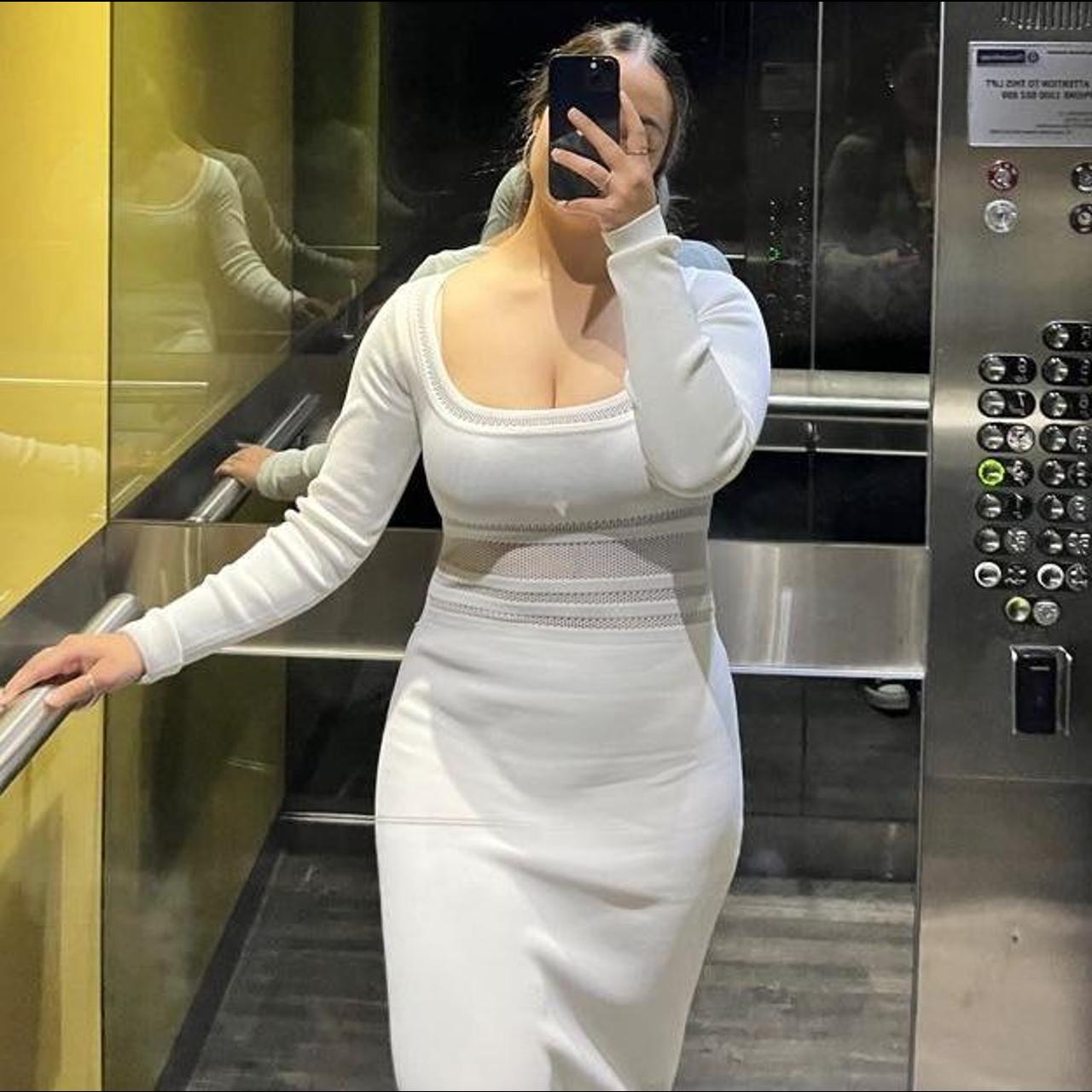 Glassons longsleeve knitted maxi, size S (but I’m a... Depop