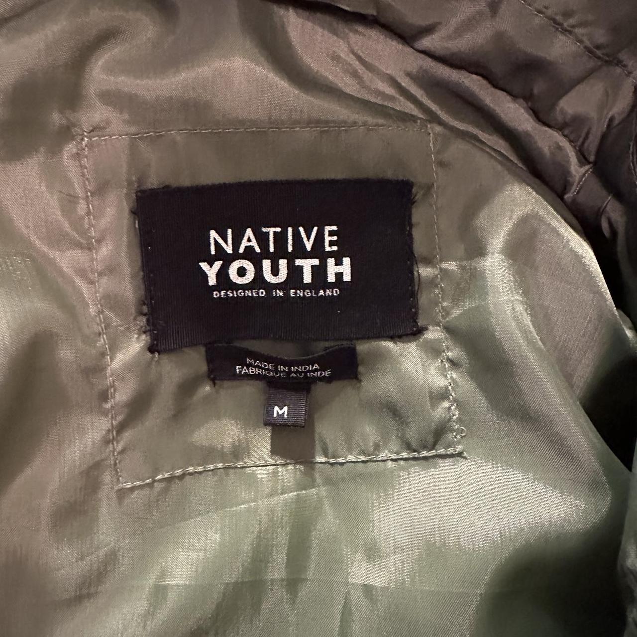 Native Youth Men's Khaki and Green Jacket (4)