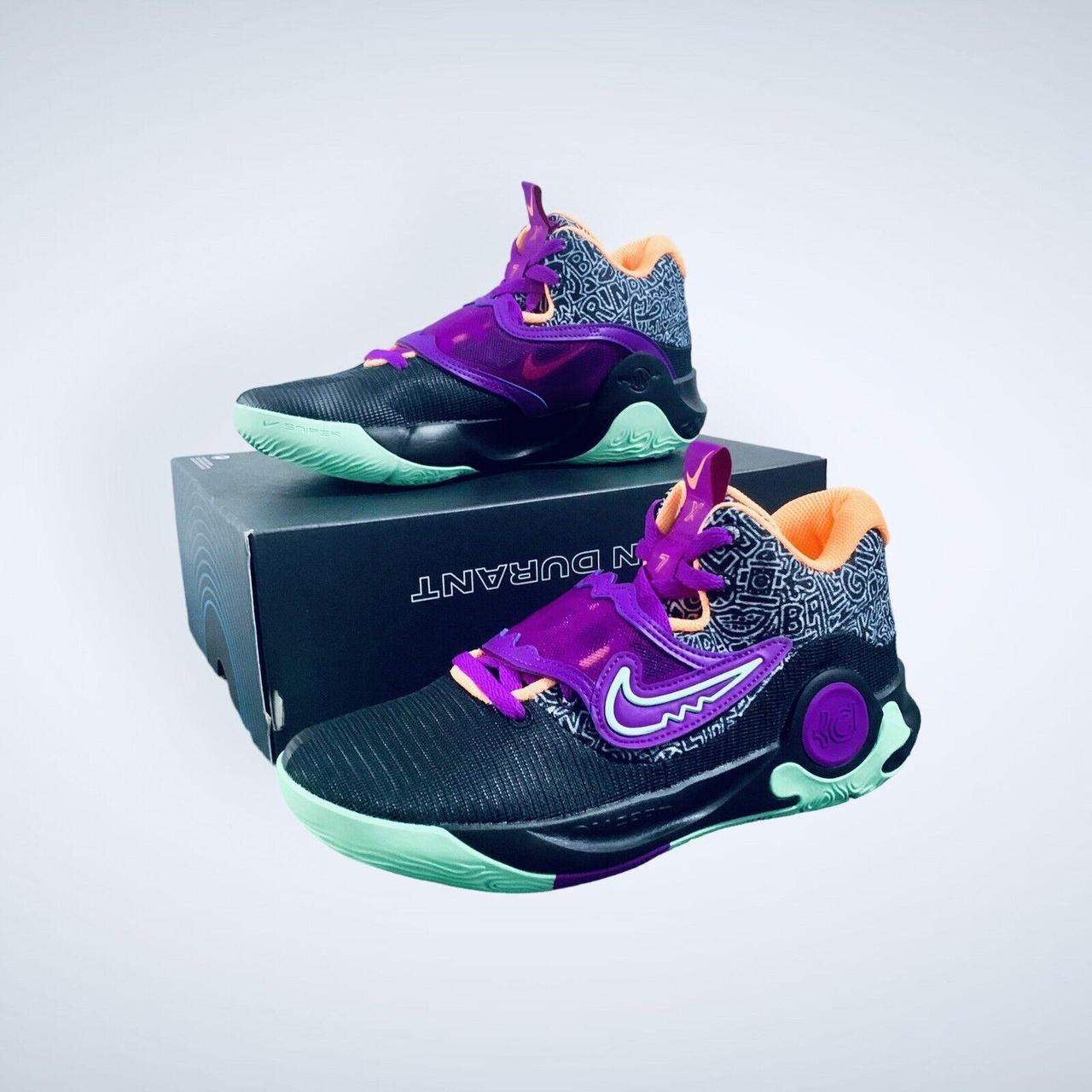 Men's Nike KD Trey X Black Vivid Purple -Size Depop