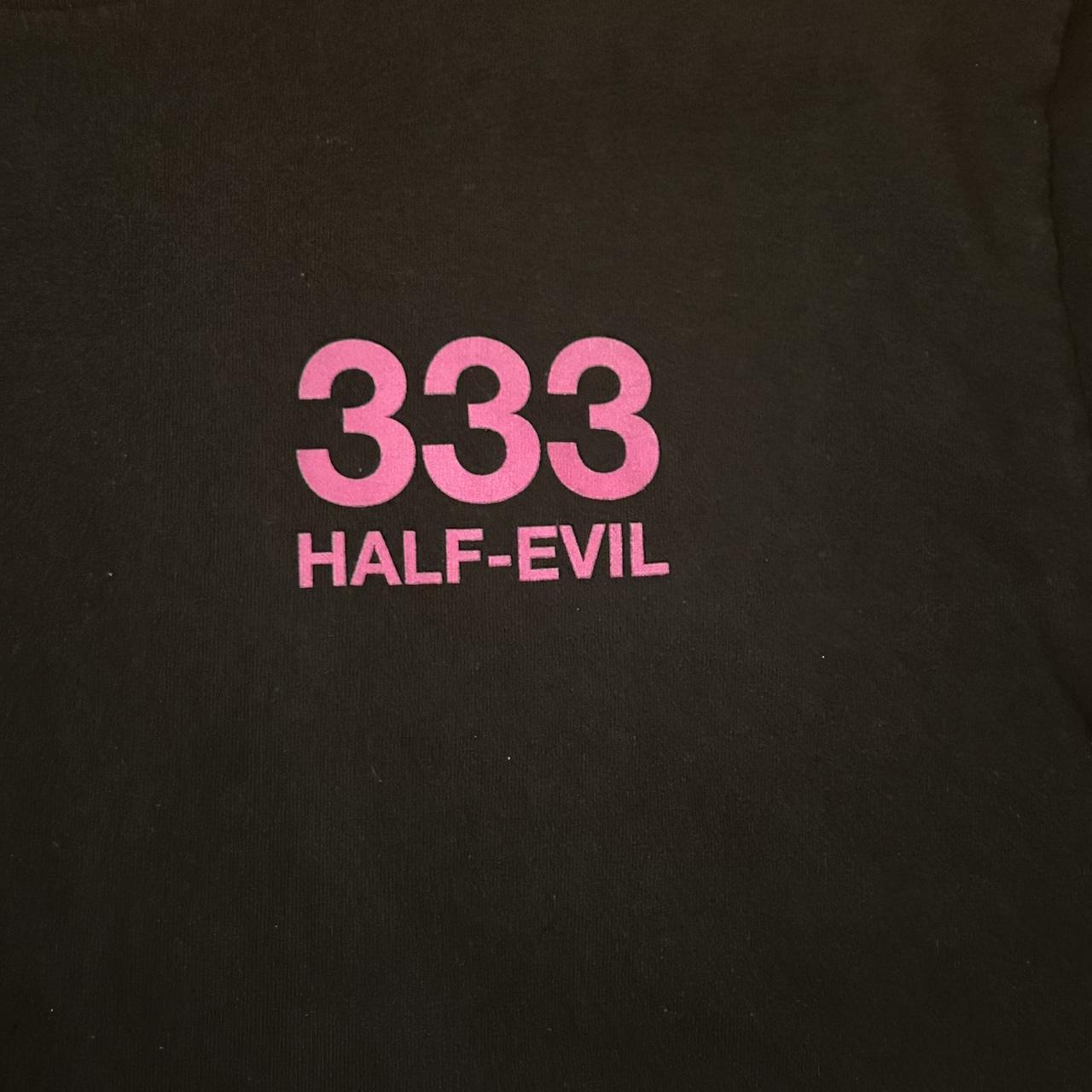 Half Evil Shirt Size L With A Couple Stains, Should - Depop