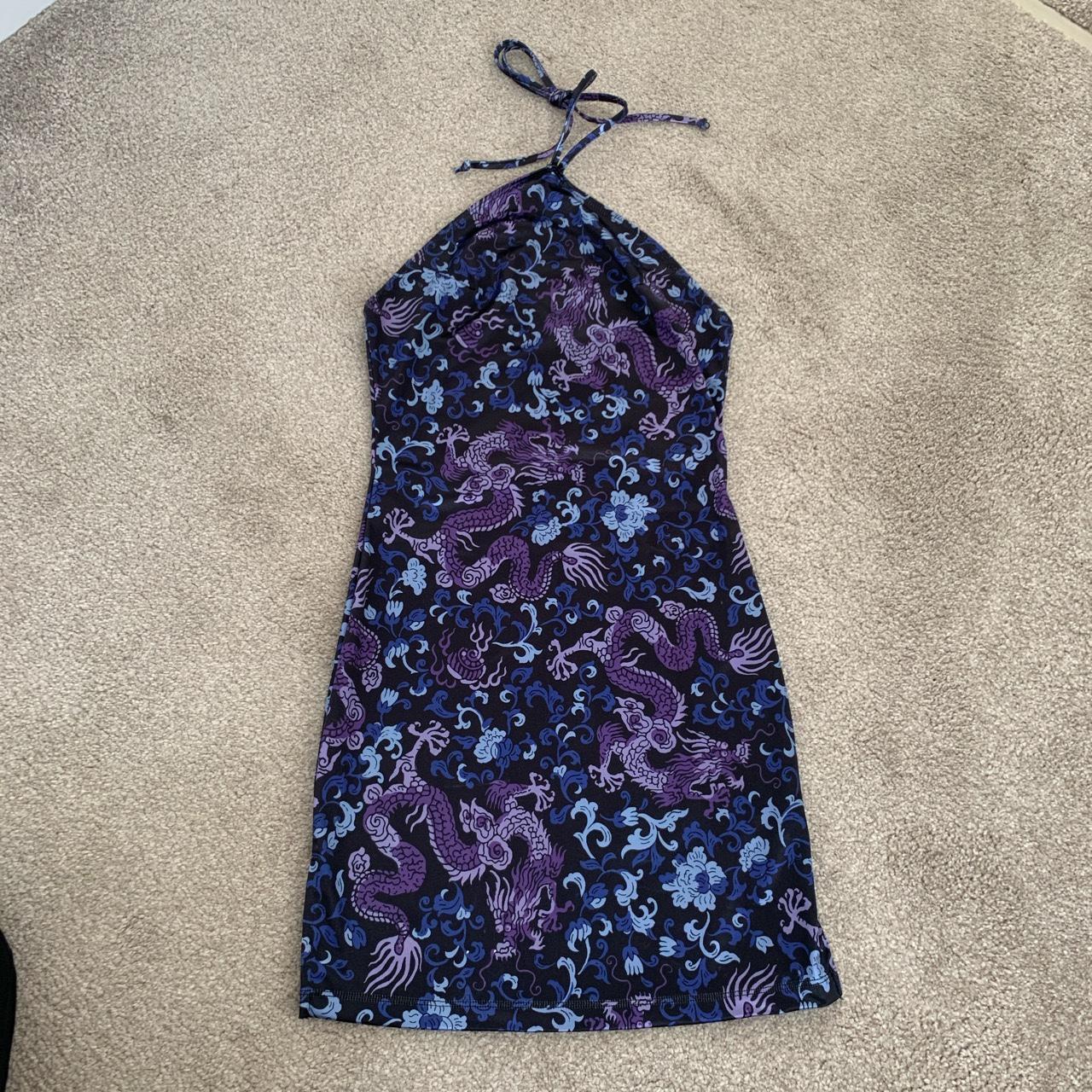 Motel halter-neck dress from urban outfitters Size... - Depop