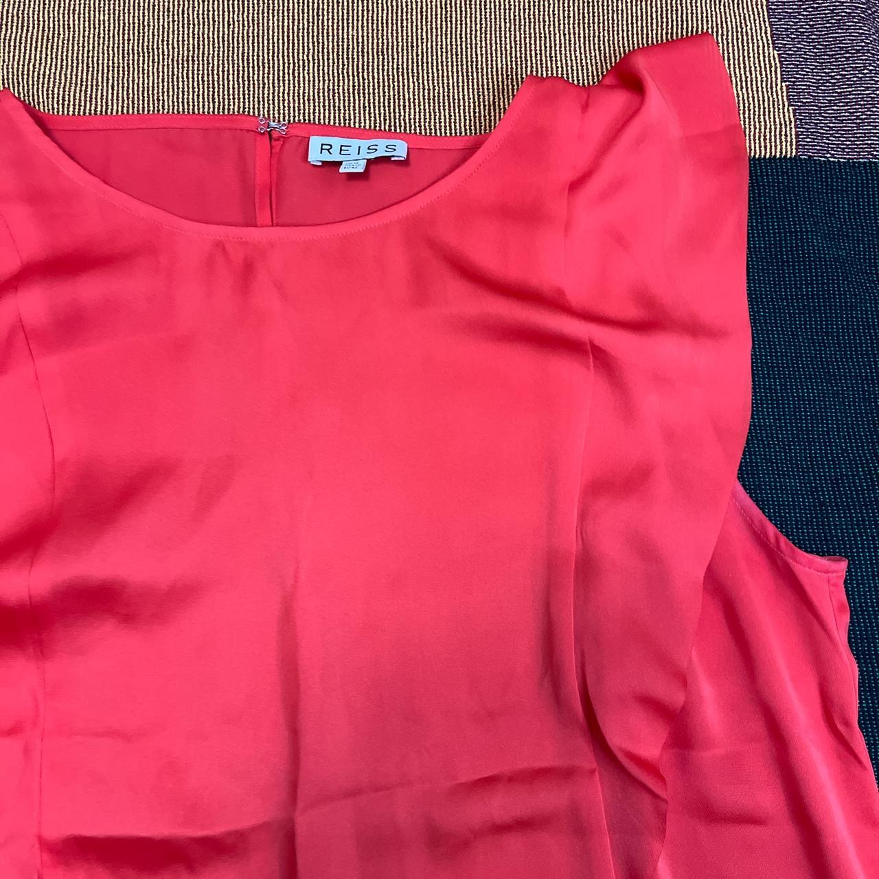 Reiss Women's Orange Blouse | Depop