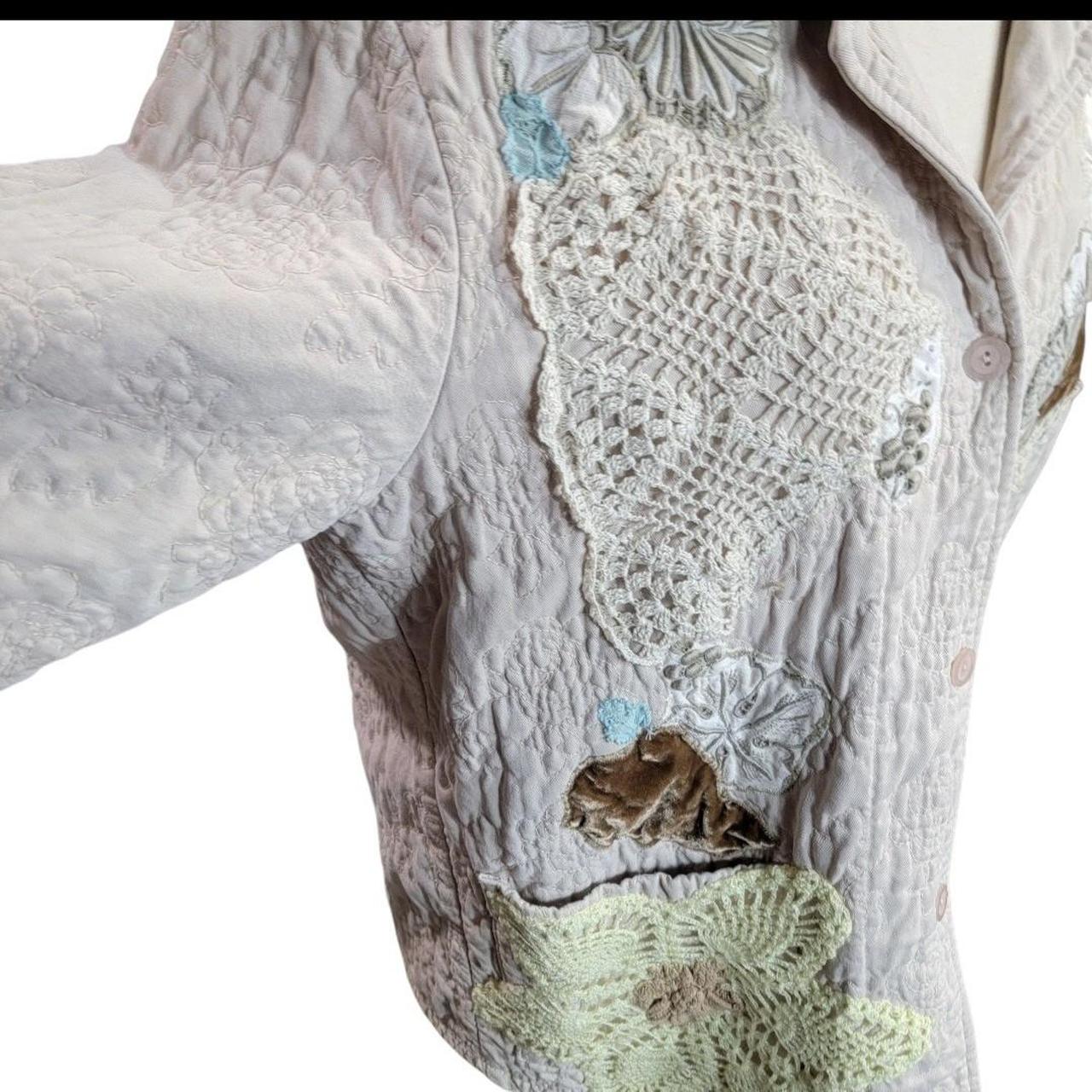 Source Unknown Women's Jacket - Cream/Tan - One s… - image 2