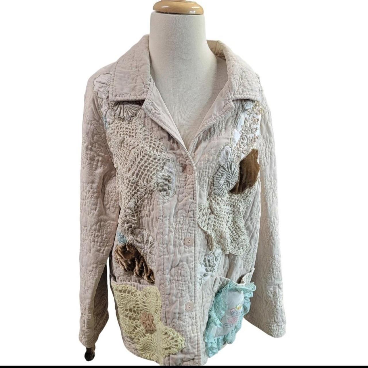 Source Unknown Women's Jacket - Cream/Tan - One s… - image 1