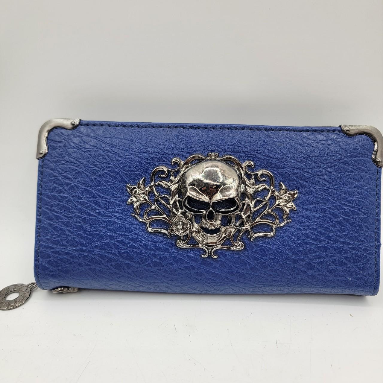 Source Unknown Women's Wallet - Blue – Skull Flow… - image 1