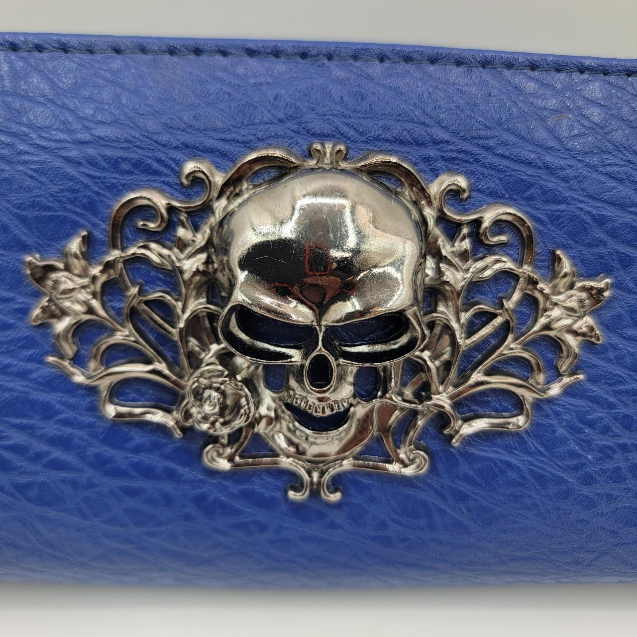 Source Unknown Women's Wallet - Blue – Skull Flow… - image 2