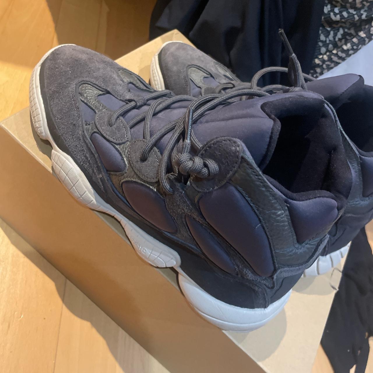 Yeezy 500 high slate navy Great winter shoes Depop
