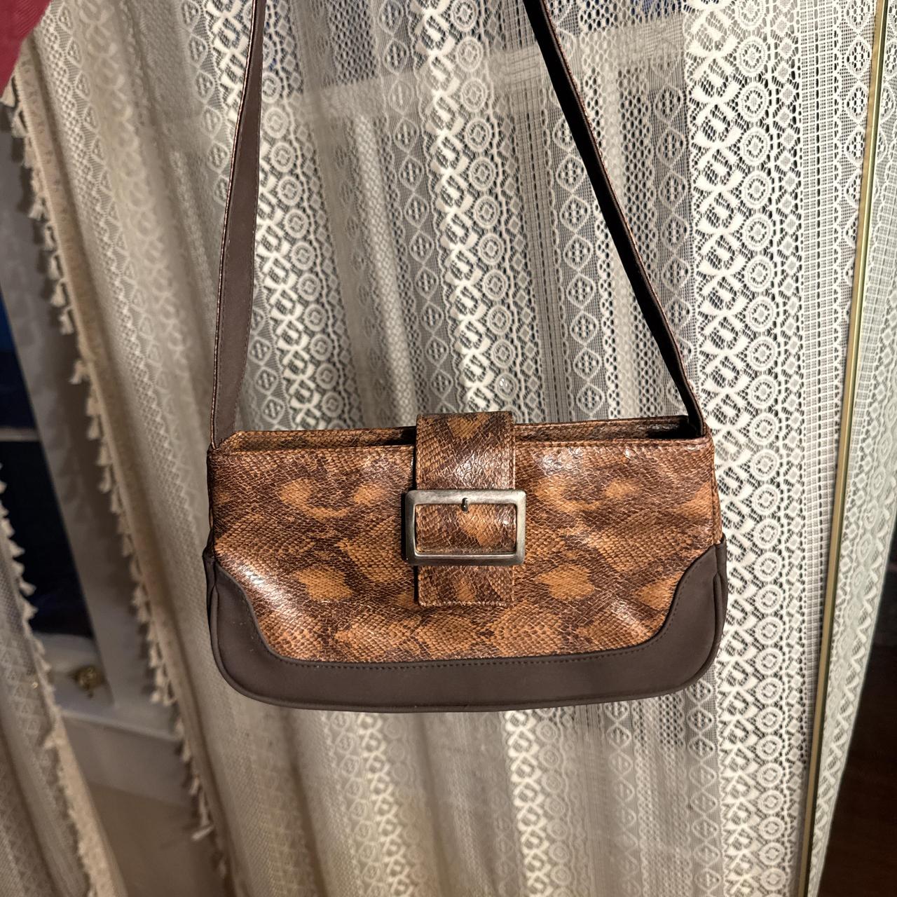 Women's Shoulder bags - Brown – 2000s basic snake… - image 1