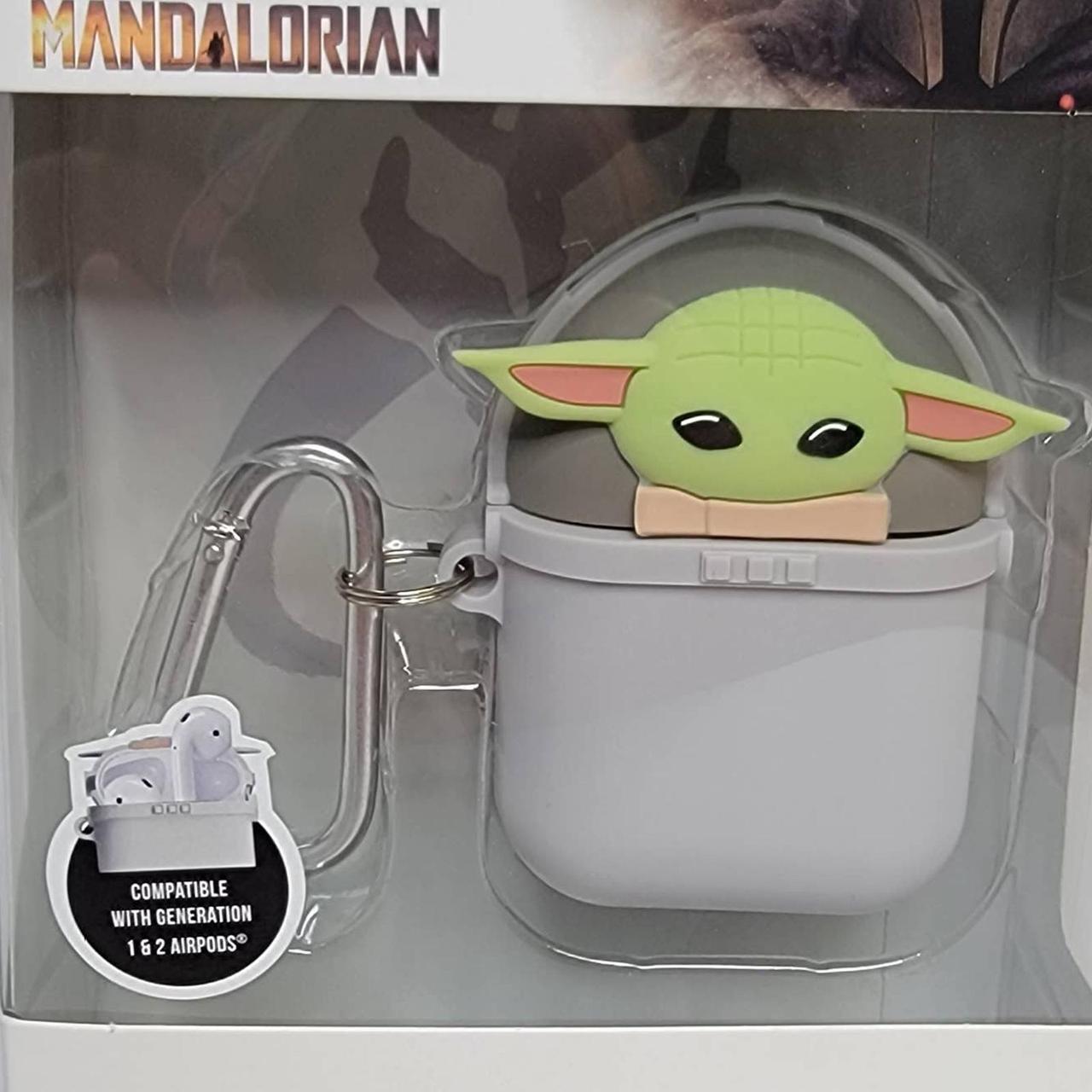 Mandalorian Baby Yoda AIR PODS SILICONE CASE Star... - Depop