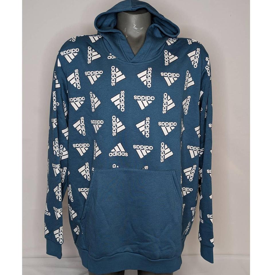 Adidas all over print hoodie outlet mens