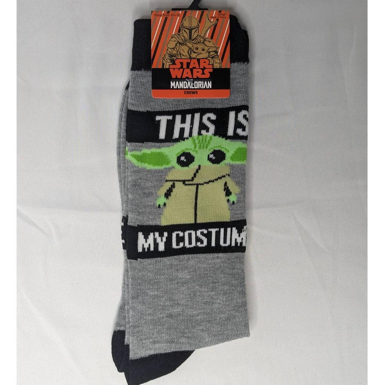 Mandalorian 1 Pair Crew Socks Baby Yoda This is my... Depop