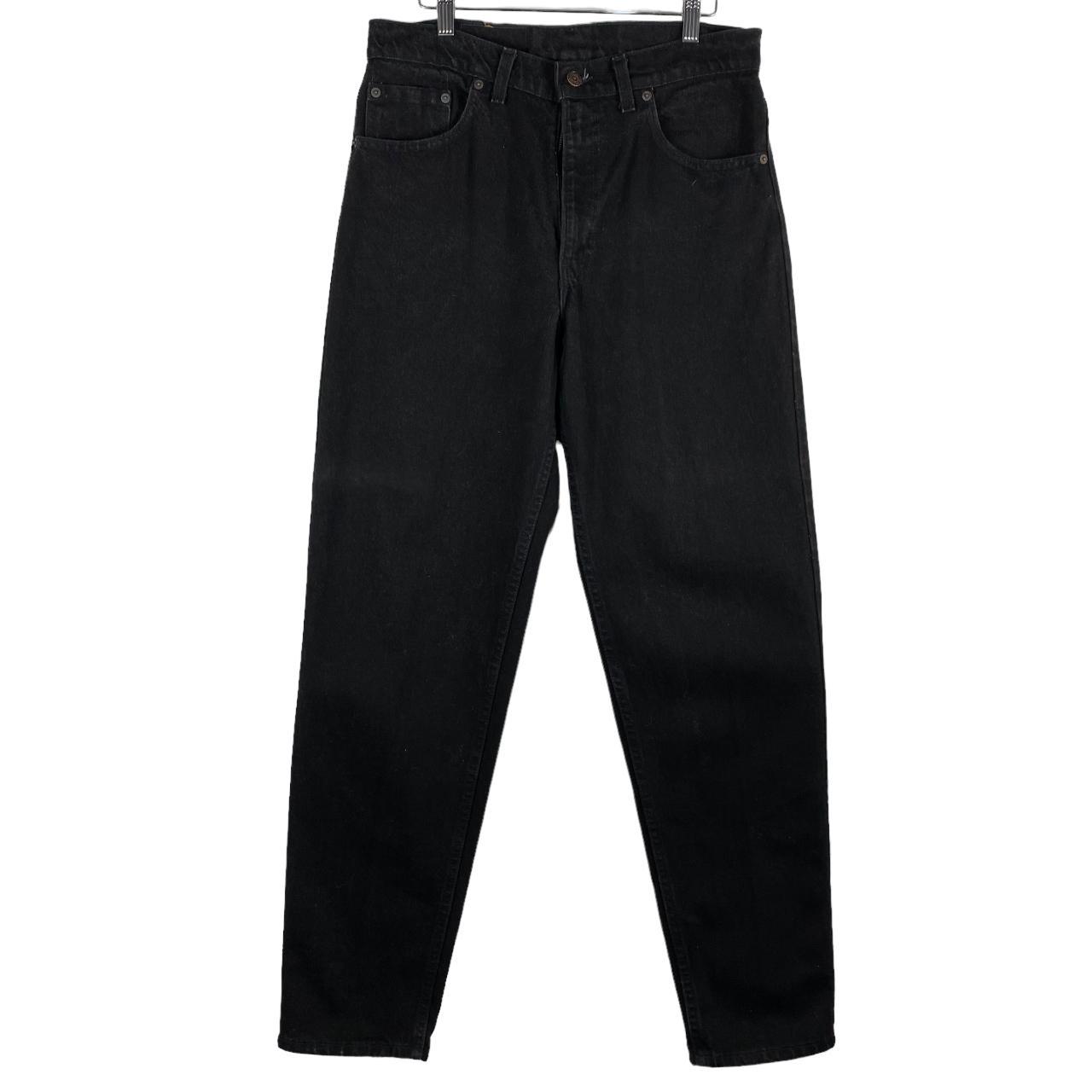 Vintage Levis 550 Jeans 80's Black USA Made Tapered... Depop