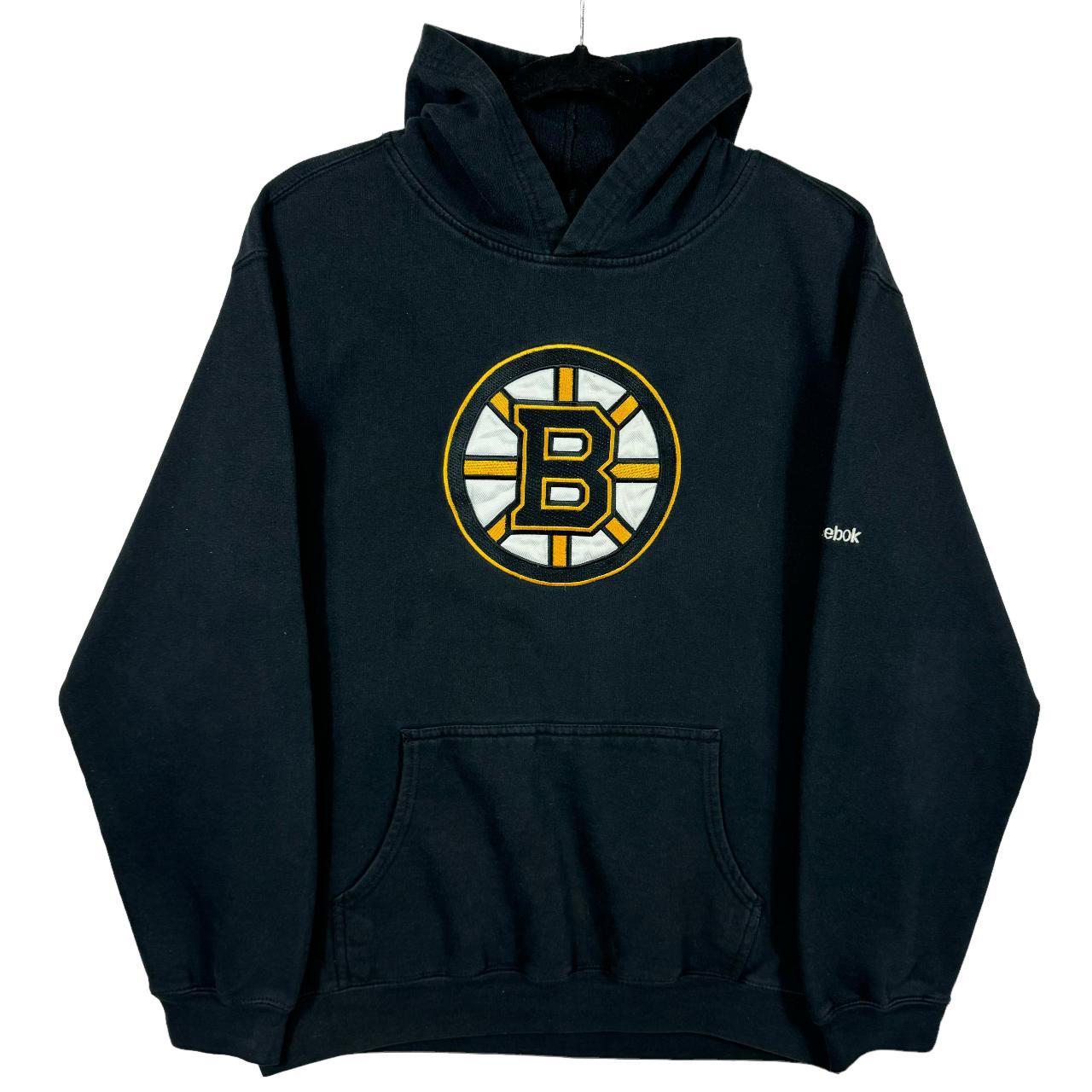 Reebok International Authentic Retro Sport XL Cardigan with popular Bruins logo.