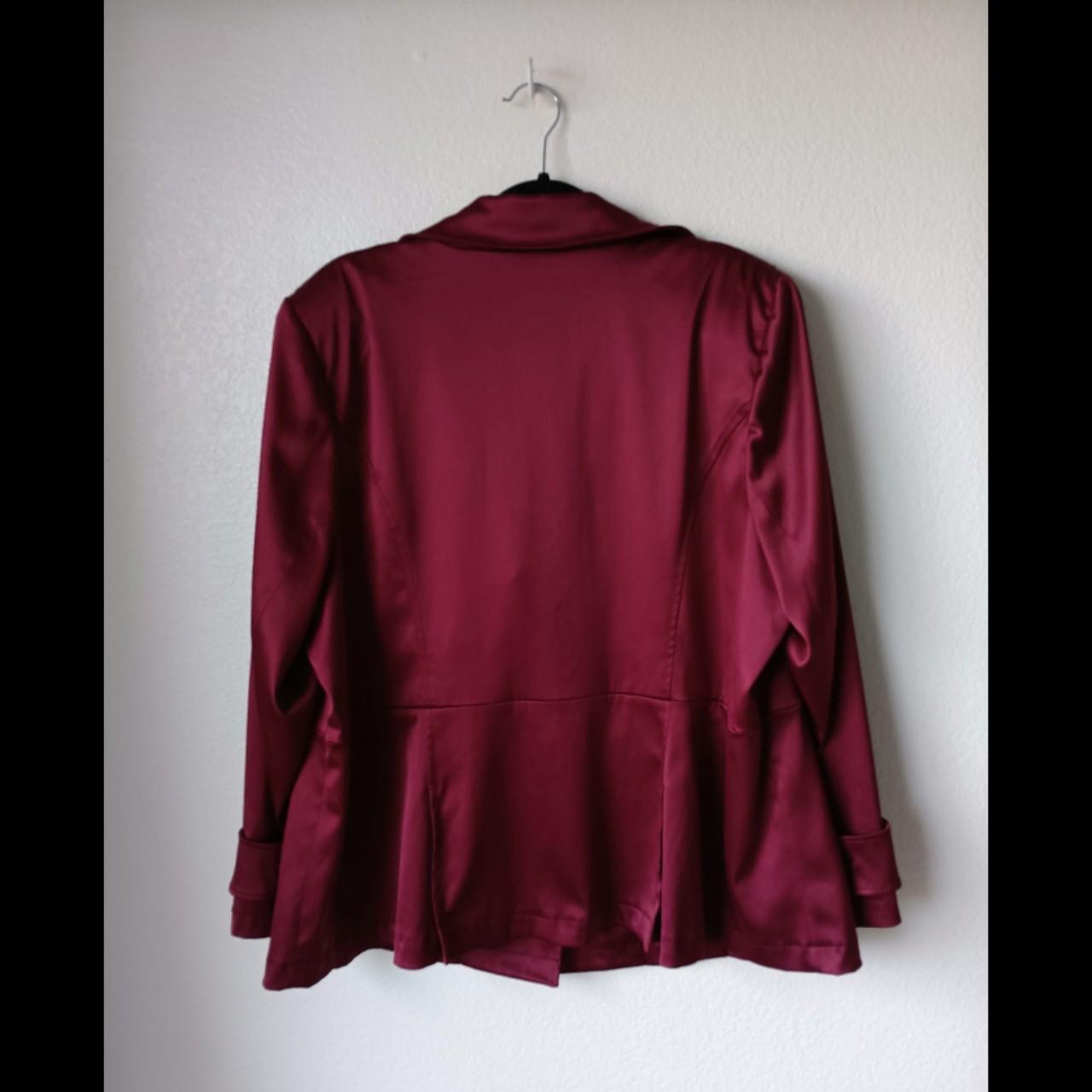 Lane Bryant Size 26 Burgundy Button Down Depop