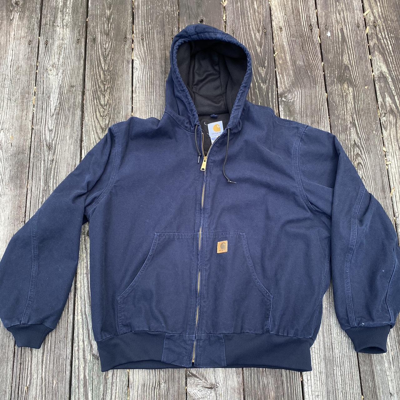 Vintage Carhartt full zip hoodie Great condition... - Depop