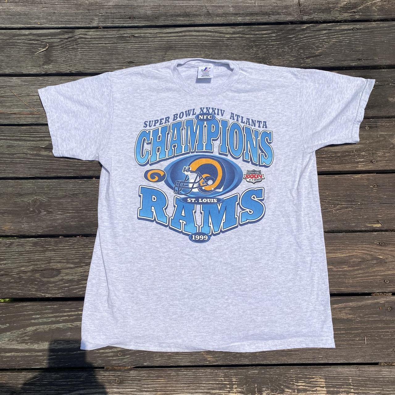 vintage 2000 saint louis rams super bowl - Depop