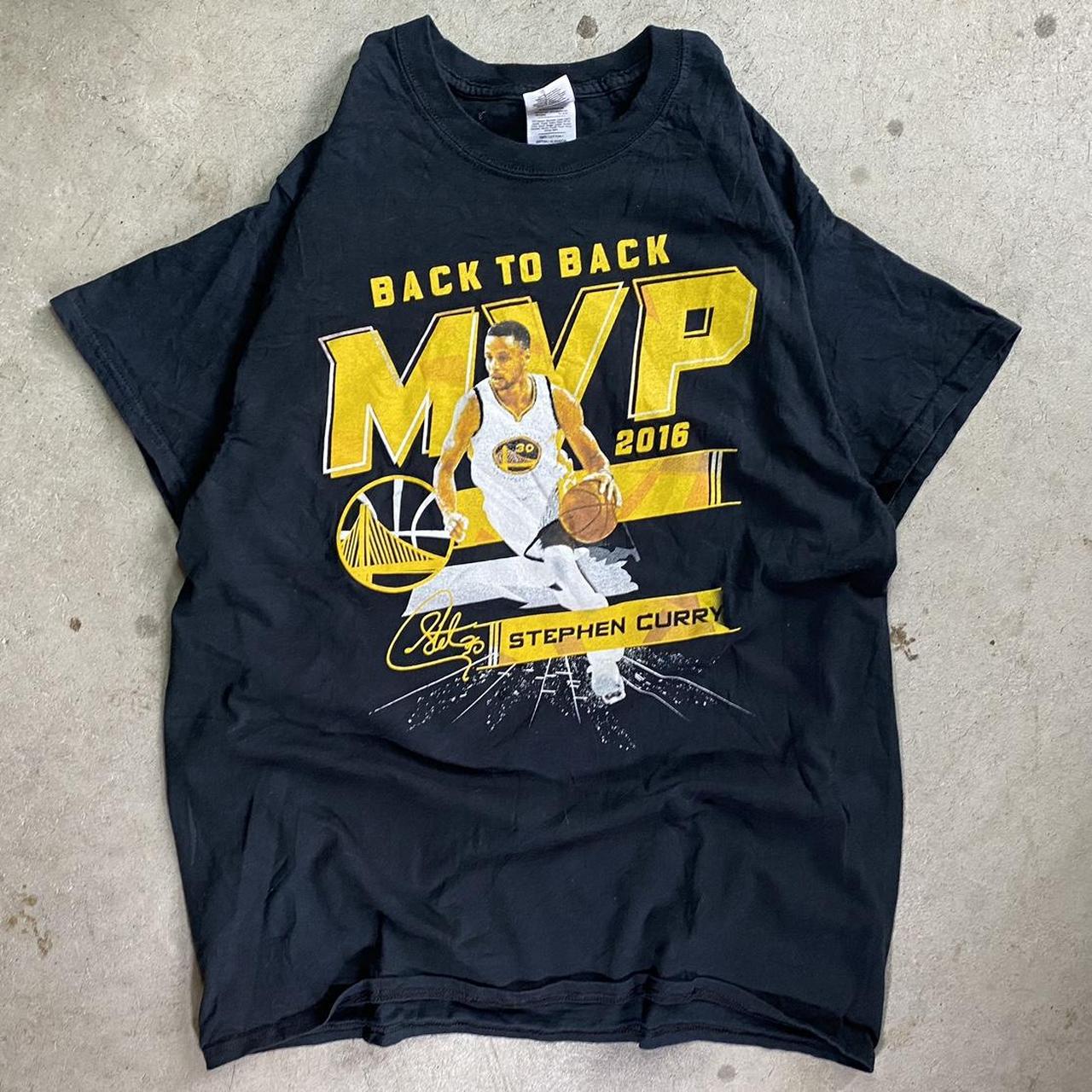 Stephen Curry sold 2015-2016 Back 2 Back MVP Shirt