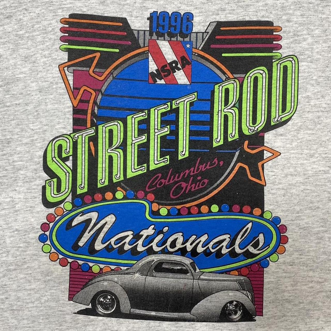 1996 NSRA Street Rod Nationals T-Shirt Columbus Ohio... - Depop