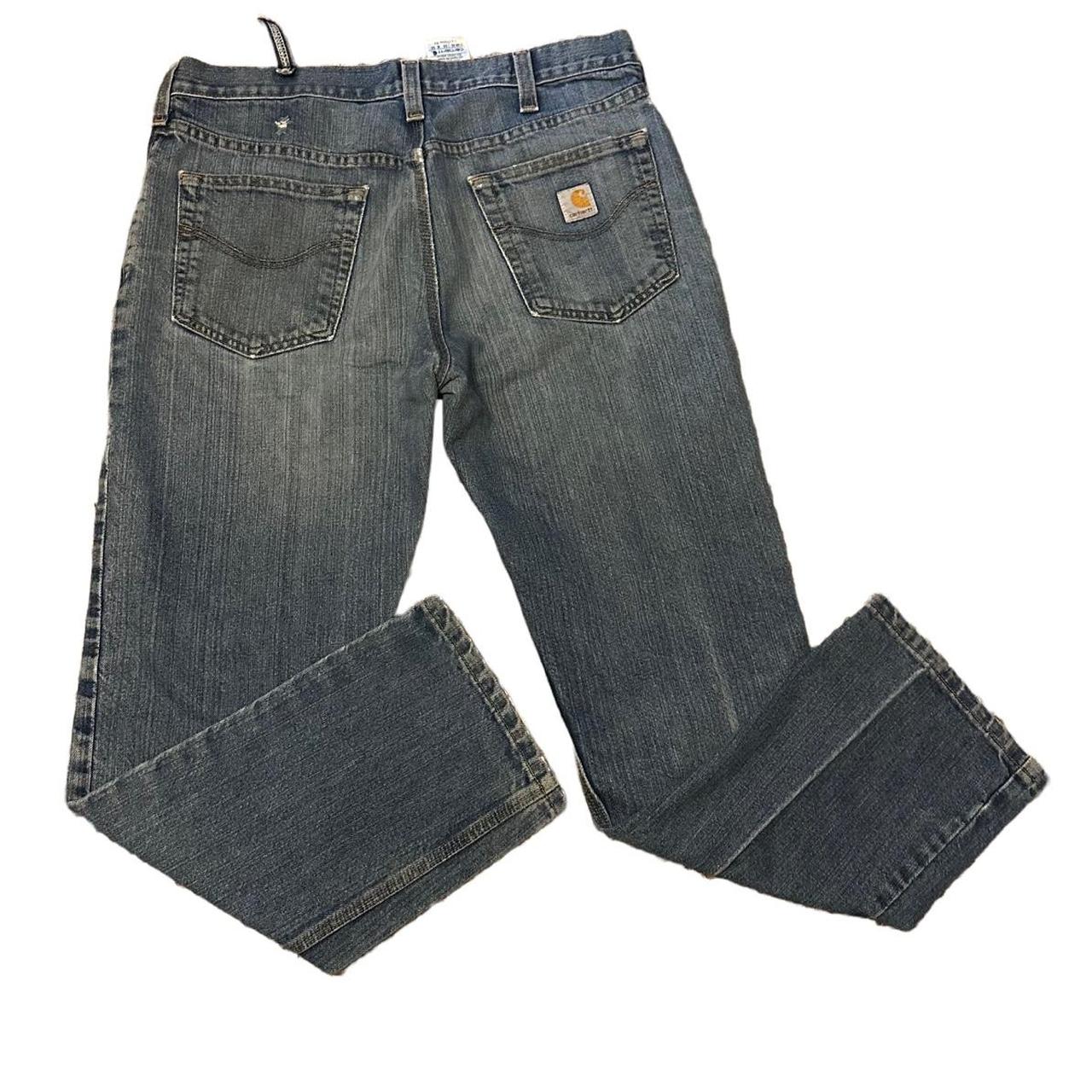 Carhartt Traditional Fit Jeans SZ 36x30 Distressed -... - Depop
