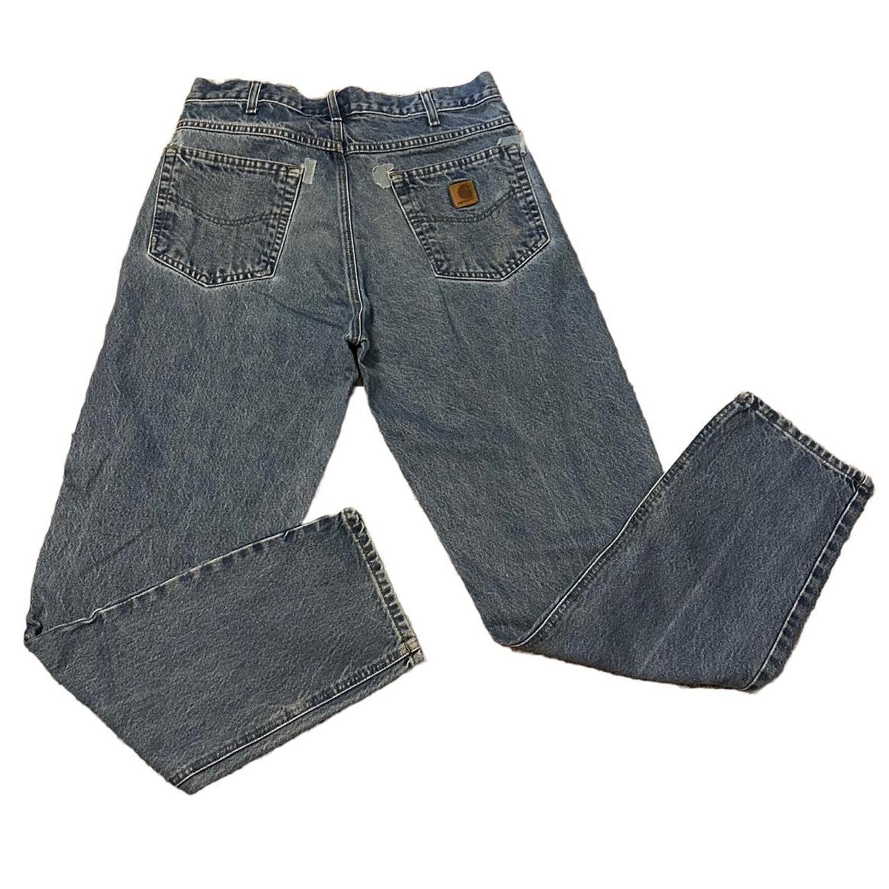 Carhartt B17-DST Relaxed Fit Tapered Jeans Mens... - Depop