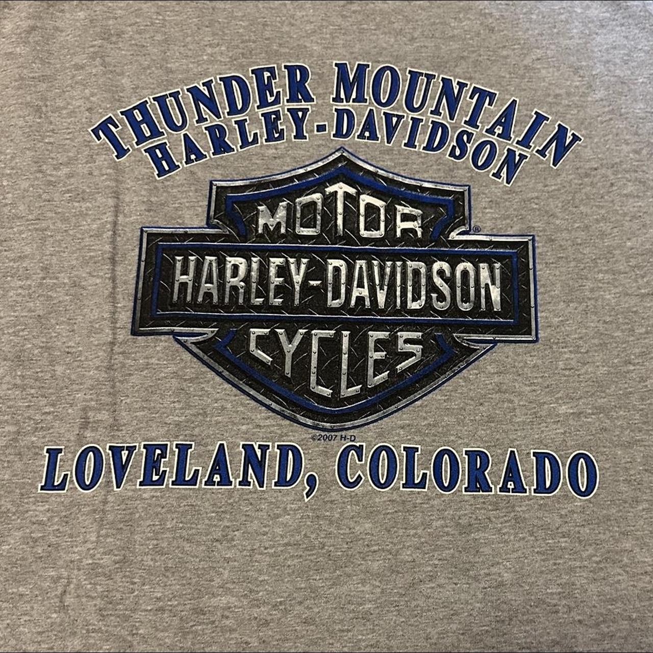 Y2K Thunder Mountain Harley Davidson Loveland... - Depop