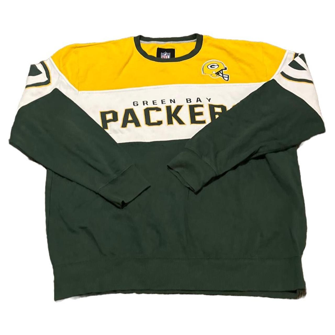 Y2K NFL Green Bay Packers Sweatshirt SZ XXL - SZ... - Depop