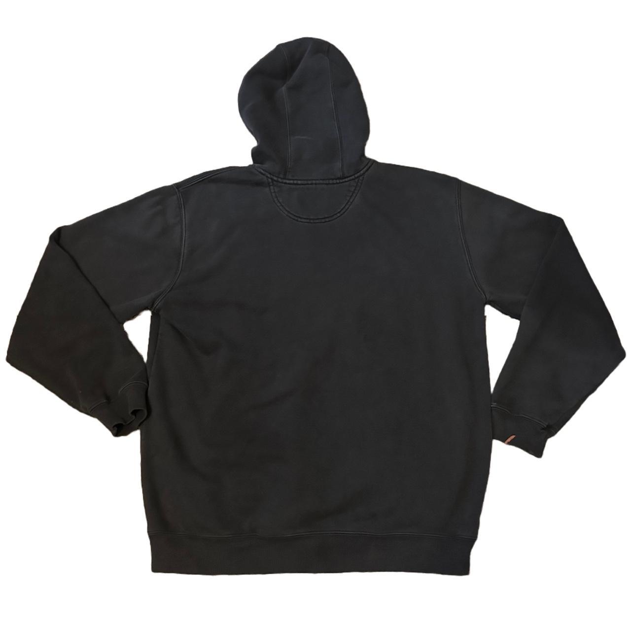 Vintage Carhartt Black Hoodie SZ L Sweatshirt... - Depop