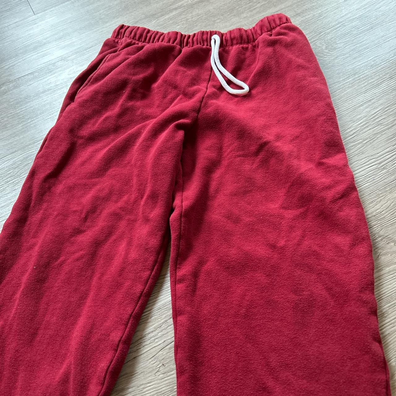 Colsie brand Sweatpants Red Relaxed fit - Depop
