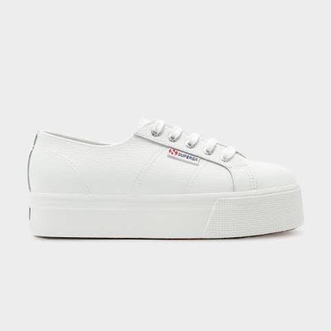 superga white platform
