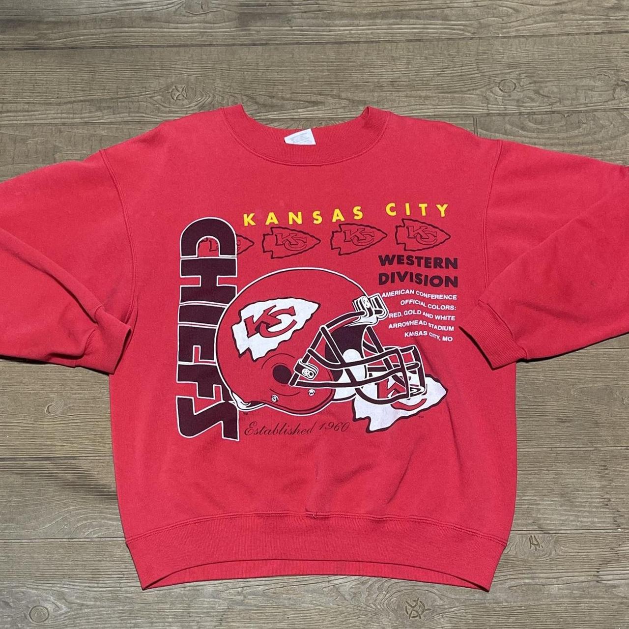 Hanes Men's Red Sweatshirt Depop