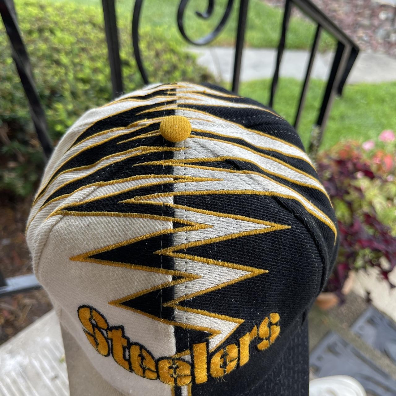 Vintage Steelers Snapback Pre-owned Washed - Depop