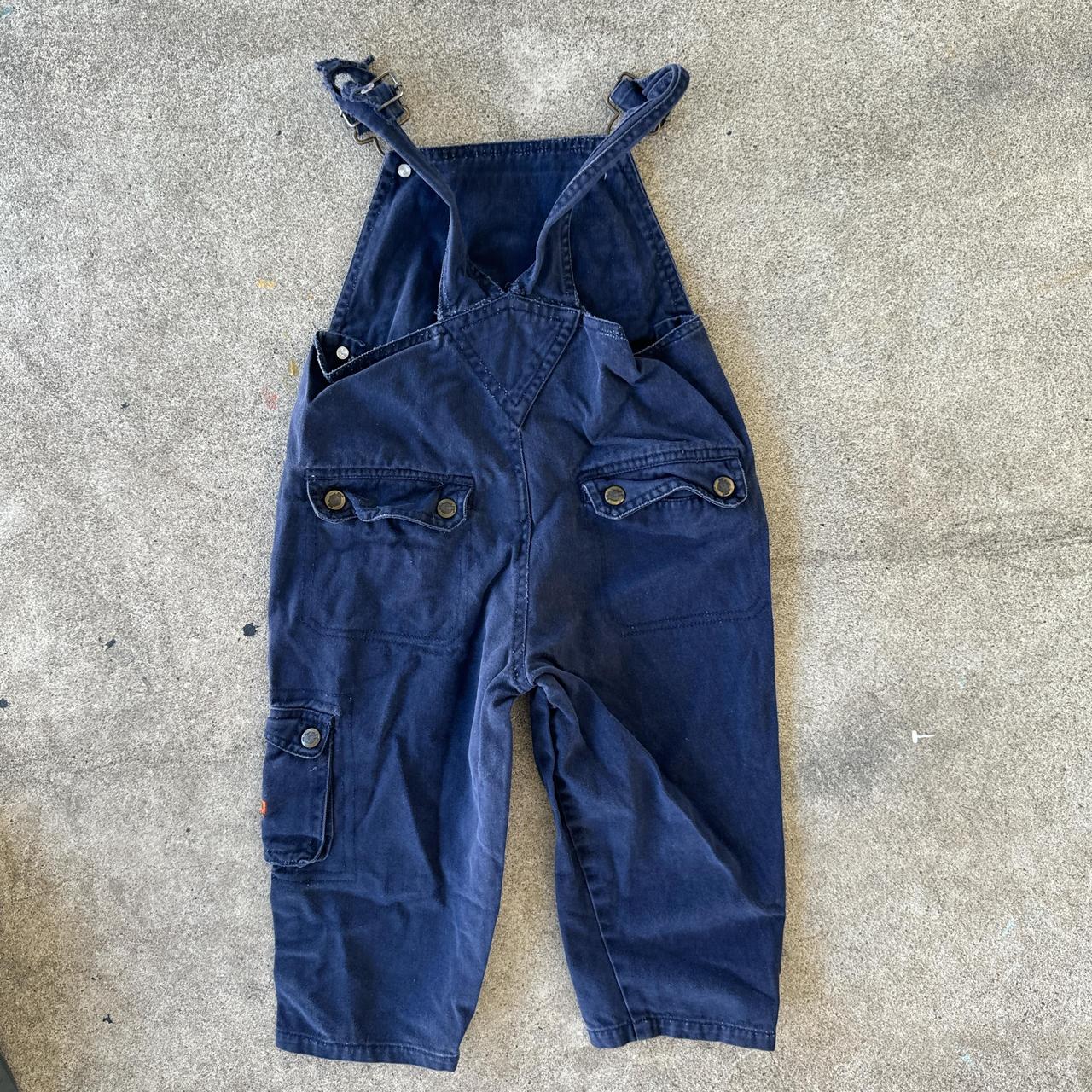 Vintage 2024 Harley Davidson Blue Courduroy Overalls