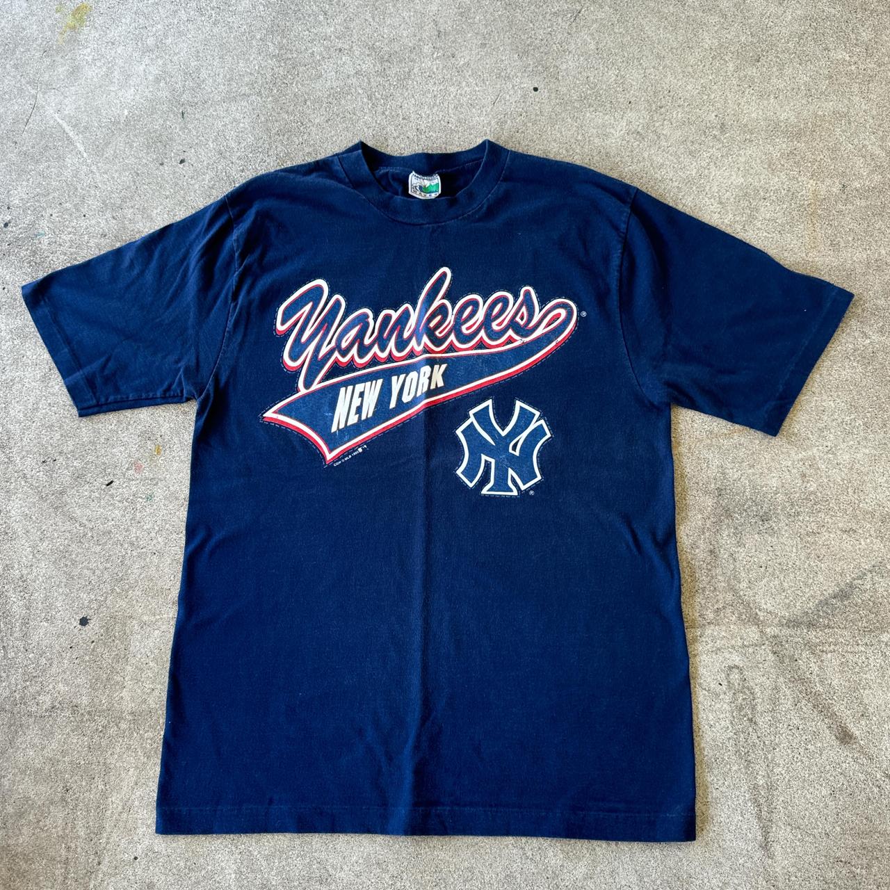 Vintage New York Yankes T shirt / Blue T Shirt / Vintage T Shirt / Vintage MLB T Shirt / Size good XL