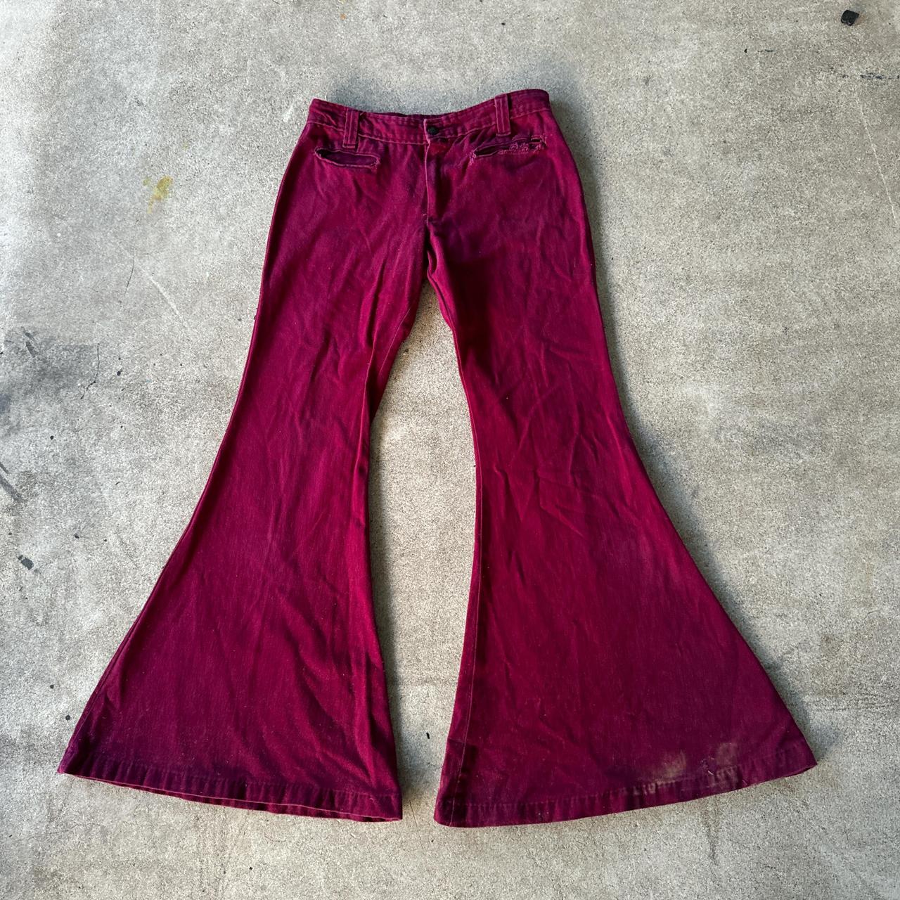 VTG 70s 2024 velveteen Bell Bottom Pants new with tag