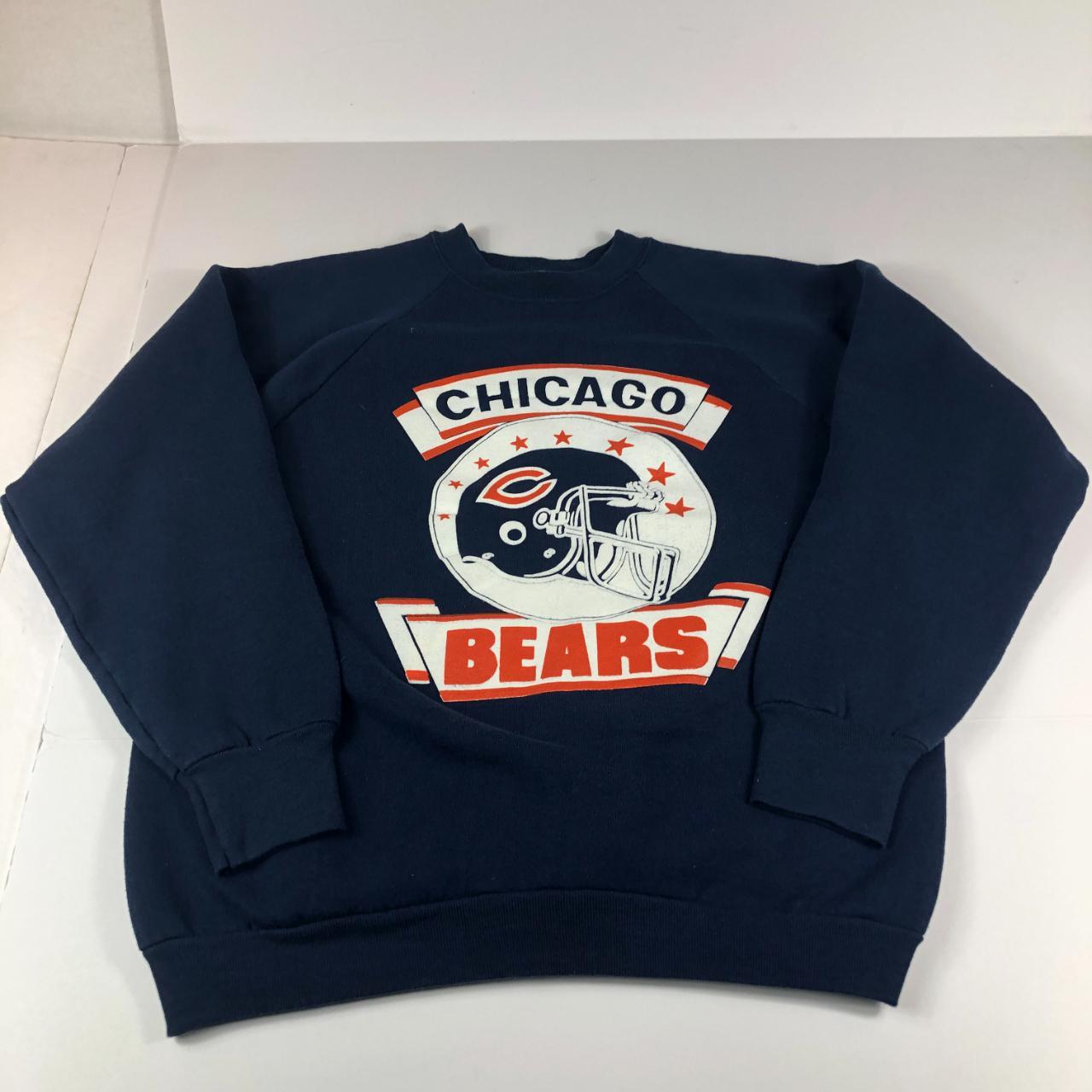 Vintage Chicago Bears NFL Sports Fruit Of The Loom Sweatshirt