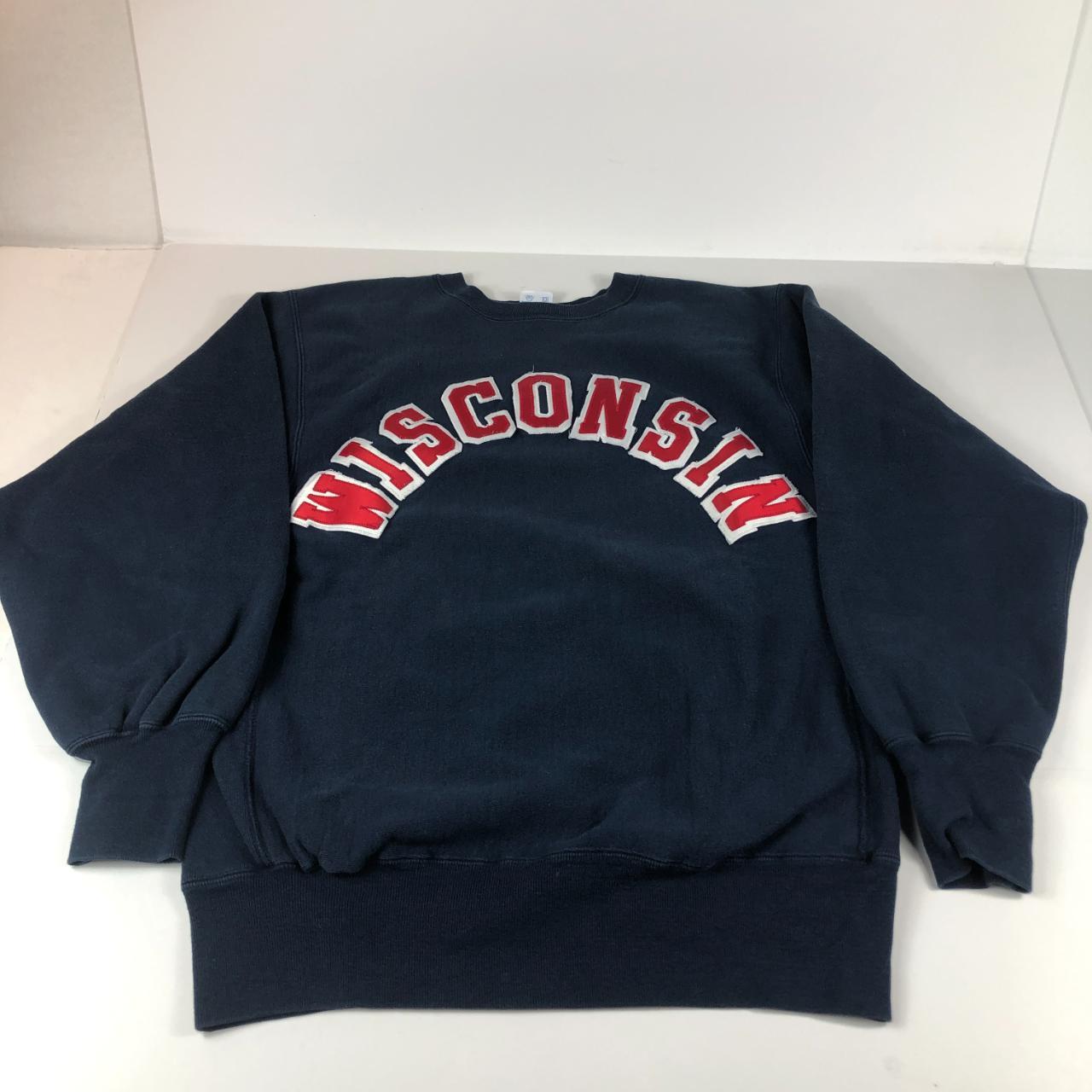 Hotsell Vintage Champion Wisconsin Crewneck