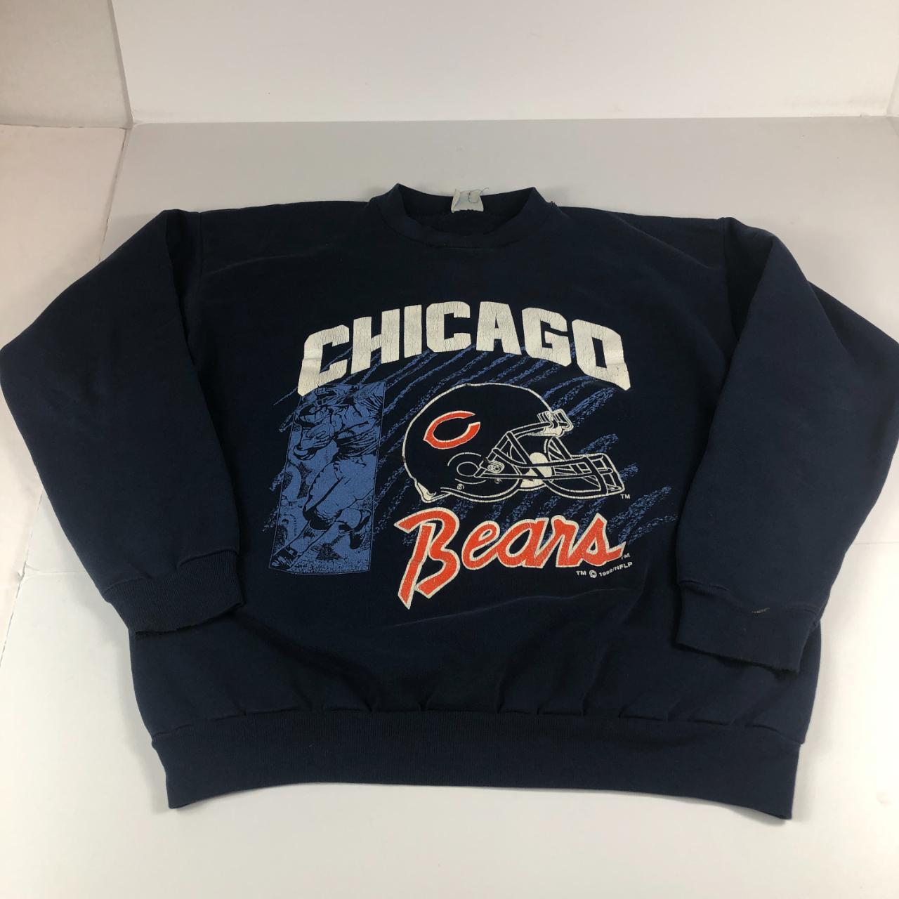 Vintage 90s Tultex Chicago Bears Sweatshirt Adult Depop