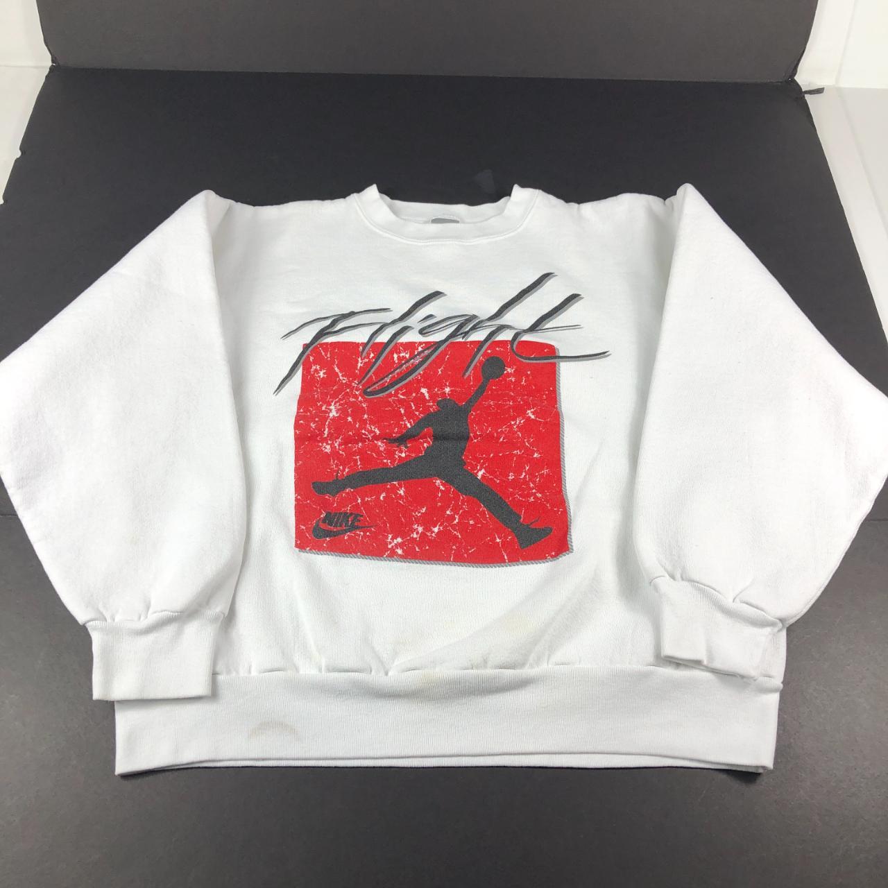 Vintage 90s Nike Jordan Flight Sweatshirt Adult. Depop