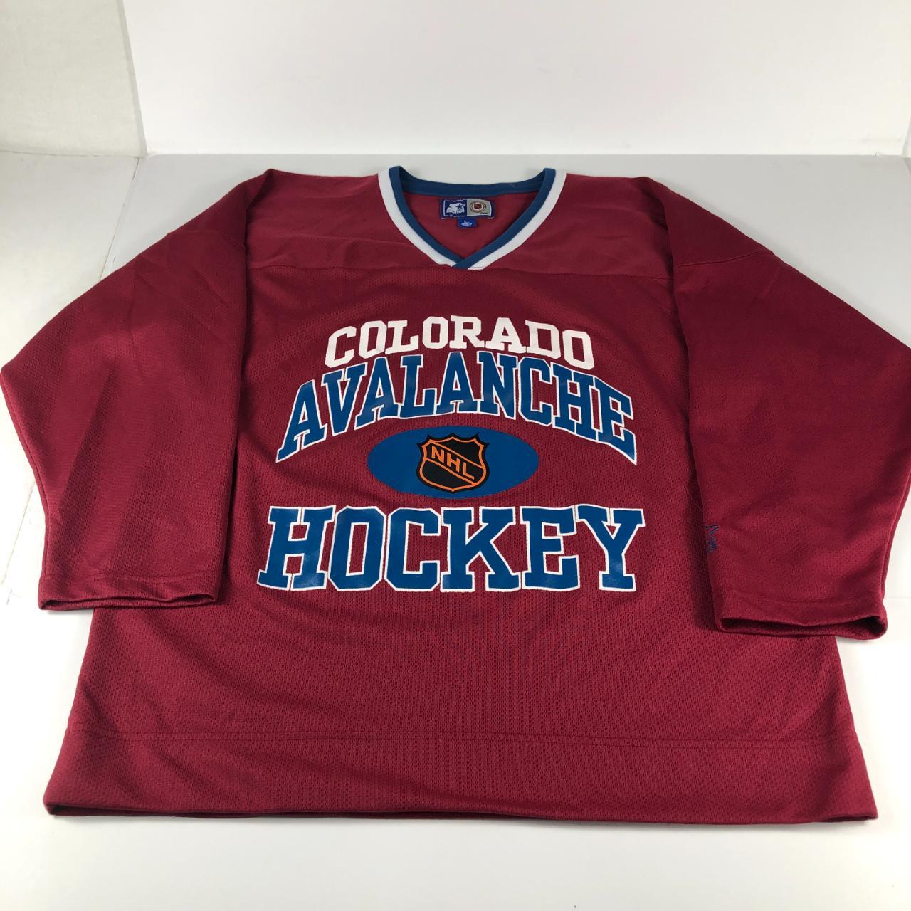 Vintage Colorado Avalanche Jersey type - Depop