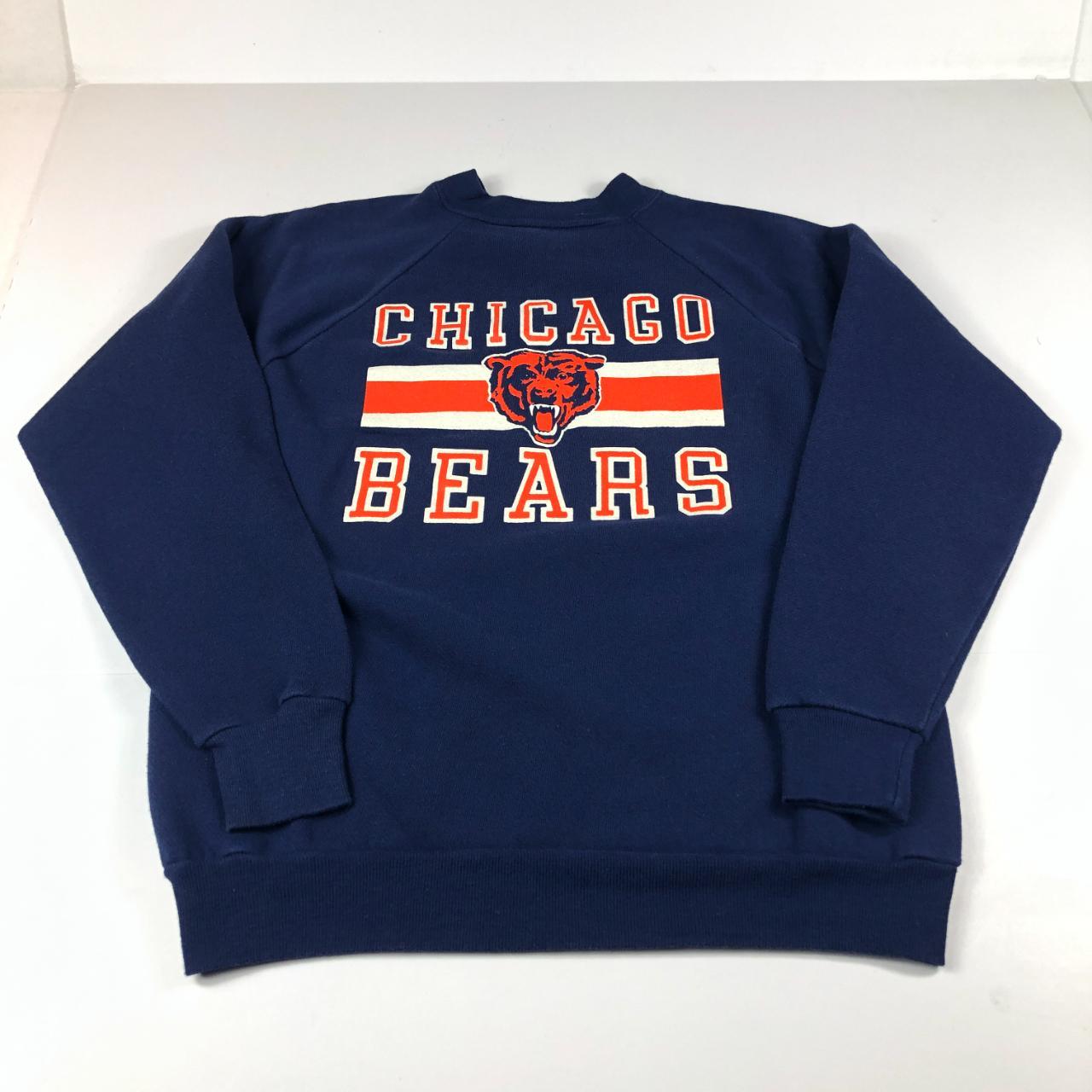 Vintage 80s Chicago Bears Sweatshirt Adult Medium - Depop