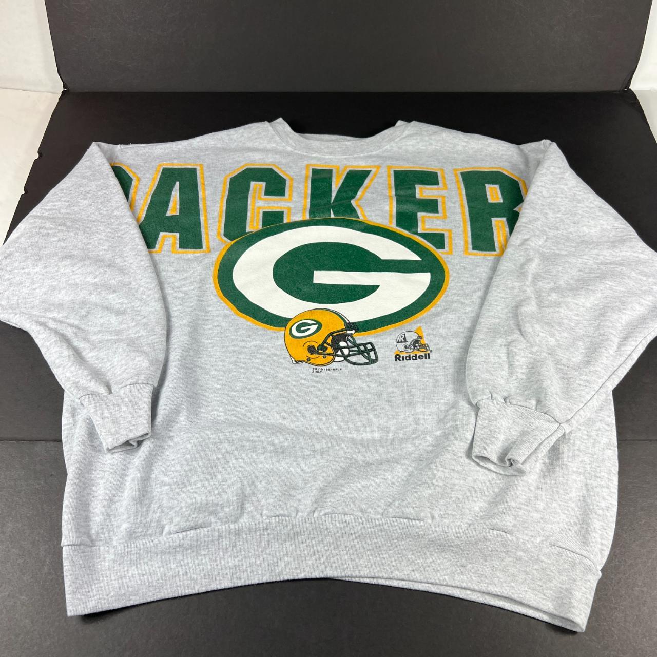 Vintage 90s Galt Sand Green Bay Packers Sweatshirt - Depop