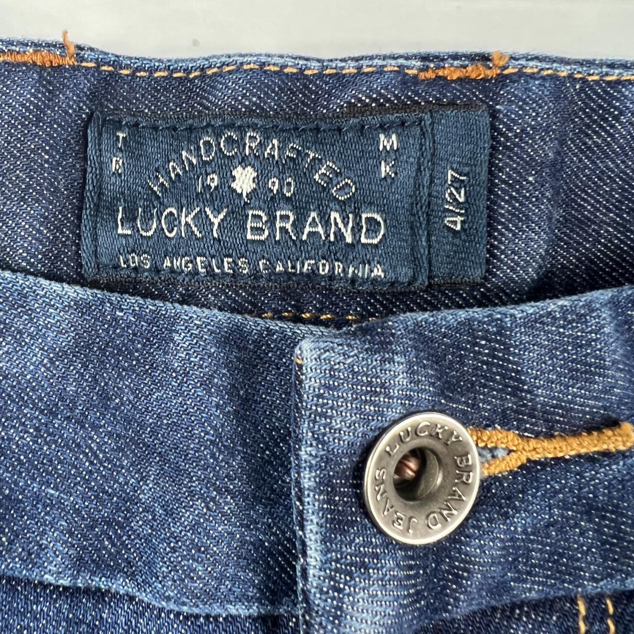 Lucky Brand Shorts Women's 4 Low Rise Blue Faded - Depop